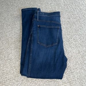 Madewell 10” High-Rise Skinny, medium to dark wash, size 31